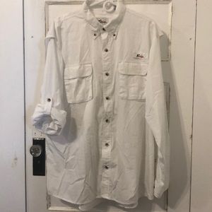Chemise De Randonnée Et Pêche Ventilée Pour Homme - World Wide Sportsman - Taille XL, Manches Courtes, Plusieurs Poches - Jaune Vif